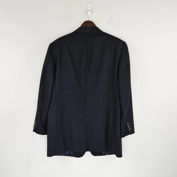 Brooks Brothers Men's Blazer Sport Jacket 100% Wool Makers Navy Blue Size 42R - Picture 3 of 14